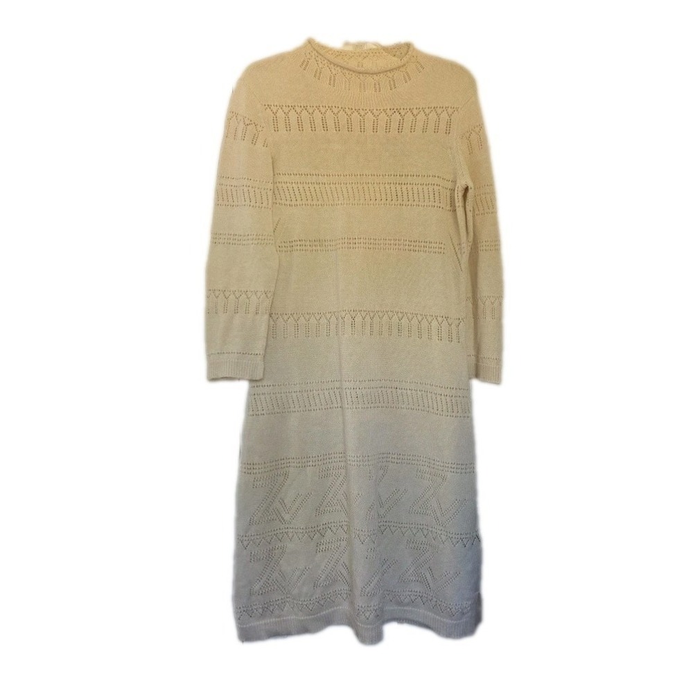 Zadig & Voltaire Cecily? ZV Monogram Linen Cotton Blend Dress LARGE